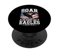 Soar On Wings Like Eagles Isaiah 40:31 Verse PopSockets Adhesive PopGrip