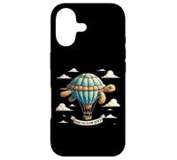 Soar The Slow Skies Turtle Whimsical Hot Air Balloon Design Case for iPhone 17