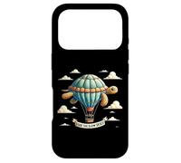 Soar The Slow Skies Turtle Whimsical Hot Air Balloon Design Case for iPhone 17 Pro