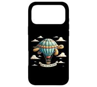 Soar The Slow Skies Turtle Whimsical Hot Air Balloon Design Case for iPhone 17 Pro Max