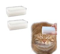 SoarExcelyy 2PC Soft Cat Brush for Grooming - Gentle Cat Tongue Brush with 1300+ Barbed Serrations, Brushes for Sensitive Cats - Lightweight, gentle, Perfect for Daily Grooming & Enhancing Bonding