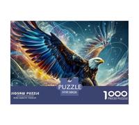Soaring Eagle Art 1000 Piece Jigsaw Puzzle Paper Puzzle Game for Adults Fantasy Colorful Style Relaxation Gift Home Decor 38x26cm/1000pcs