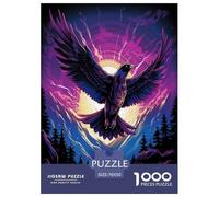 Soaring Eagle Bird Animals Jigsaw Puzzles Puzzles for Adults Kids. 1000 Piece Great Gifts Challenge Toy Educational Games Home Decoration for Adults& Kids Age 14 Years Up 70x50cm/1000pcs