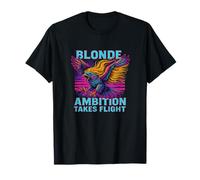 Soaring Eagle Blonde Ambition Takes Flight Quote T-Shirt