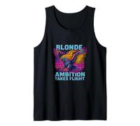 Soaring Eagle Blonde Ambition Takes Flight Quote Tank Top