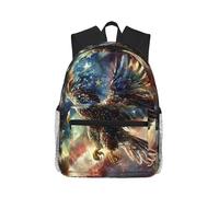 Soaring Eagle Print Lightweight Backpack for Women and Men Cute Travel Backpack with Shoulder Straps