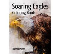 Soaring Eagles - Coloring Book: Majestic Prey Birds in Flight, Hawks, Patriotic Bald Eagle Designs