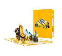 Soaring High Skybound Adventure 3D Biplane Pop Up Card