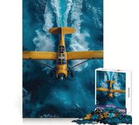Soaring Over Azure Waters Jigsaw Puzzles for Teenagers 1000 Pieces Recall Boost Gentle Relax Smooth Cut Stylish Gift (38x52cm)