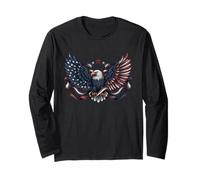 Soaring Spirit Patriotic USA Eagle Wings of Freedom Liberty Long Sleeve T-Shirt
