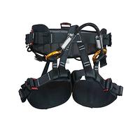 SOB Safety Harness Half Body Safety Belt Adjustable Outdoor Mountain Climbing Belt for Rock, Tree, Fire Rescue, Rappelling, CE Certified