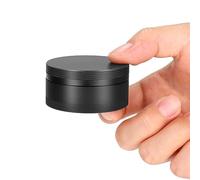 SOBAHIDO Portable Single Metal Pill Box, Travel Pill Container with 1 Compartment