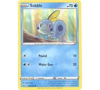 Sobble 055/202 Holo Alt. Art Pokemon Card (Sword & Shield) + 1x TitanCards® Toploader