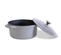 Sobczyk Cast Iron Pot 24 cm | Casserole Pot with Lid Suitable for All Hobs | High Durability Pot 24 cm with Lid | Cooking Pots with 4 Litre Capacity
