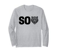 Sobear Sobriety Anniversary Sober AA NA Recovery Bear Long Sleeve T-Shirt