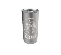 Sobear Sobriety Anniversary Sober AA NA Recovery Stainless Steel Insulated Tumbler