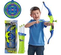 Sobebear 57cm Large Kids Bow and Arrow Set, Includes 1 Bow, 3 Arrows, Wall-Mounted Target, Safe & Durable for Indoor/Outdoor Play, Ages 3+