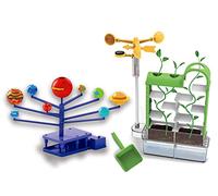 Sobebear Combo Pack - Planets Solar System Science Model with Projector Toy & Garden Maze Planter - Fun STEM Astronomy Kit for Ages 8+