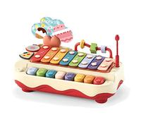 Sobebear Kids Hand Knock Musical Instrument, Durable & Colorful Xylophone, Multifunction Musical Toddler Toy Set for Toddlers, Boys & Girls Ages 1-3