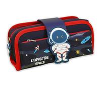 Sobebear Kids Pen & Pencil Pouch Astronaut Design Complete Stationary Kit for School & College Students with Multiple Large Compartments