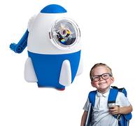 Sobebear Rocket Pencil Sharpener | Kids Stationary | Stationary for Children |Shape Stationery Sharpener Single Holes Kids Sharpener Stationery Supplies for Toddlers Kids(Blue)