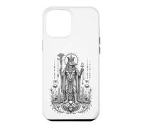 Sobek Crocodile God Ancient Egyptian Monochrome Art Case for iPhone 12 Pro Max