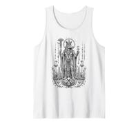 Sobek Crocodile God Ancient Egyptian Monochrome Art Tank Top