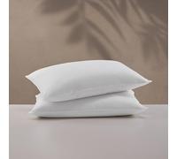 Sobel Westex: 2 Pack Sahara Nights Bed Pillow for Sleeping | Back & Stomach | Hotel Quality, 233 TC, 100% Cotton Case, Gel Fiber Fill | Hypoallergenic, Soft, Washable (Standard Size)