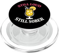 Sober But Fun Modern Sobriety Humor dry sober january Vibes PopSockets PopGrip for MagSafe