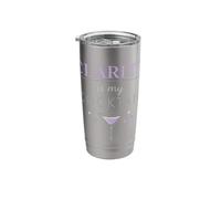 Sober But Fun Modern Sobriety Humor Dry Sober January Vibes Stainless Steel Insulated Tumbler