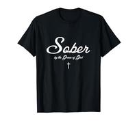 Sober by the Grace of God AA Recovery Christian Sobriety T-Shirt