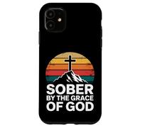 Sober By the Grace of God Christian Recovery Case for iPhone 11