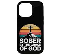 Sober By the Grace of God Christian Recovery Case for iPhone 13 Pro