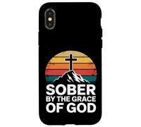 Sober By the Grace of God Christian Recovery Case for iPhone X/XS