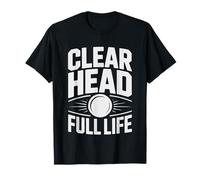 Sober Curious Clear Head Full Life Wellness Alcohol Free T-Shirt