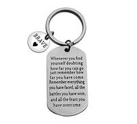 Sober Gift Sobriety Keyring Gift for Men Women Inspirational Gifts Recovery Keychain Sympathy Gift Post Surgery Gift Addiction Recovery Gift Cancer Survivor Gift AA Gift NA Gift Encouragement Gifts