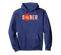 Sober Heart Happy Healthy Recovery Journey Positive Living Pullover Hoodie