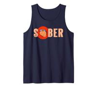 Sober Heart Happy Healthy Recovery Journey Positive Living Tank Top