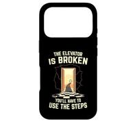 Sober The Elevator Is Broken Sobriety anniversary AA NA Case for iPhone 17 Pro