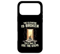 Sober The Elevator Is Broken Sobriety anniversary AA NA Case for iPhone 17 Pro Max