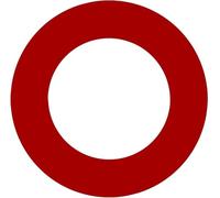 Sobeta Dart Board Surround Ring Red, 28.5'' Round Dart Board Wall Protector, High Density Self-Healing EVA Foam Dart Backboards, Easy to Install Darts Mats for Dart Games, RQ7VBV1SV52JRGG1CS7