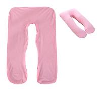 Sobeta Pregnancy Pillow Cover U Shaped Comfortable Multifunctional Maternity Body Removeable Pillow Case Ideal For The Future Mother's Sleep 140x80cm