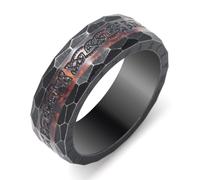 SOBHART Viking Rings Stainless Steel Viking Norse Runes Wolf Raven Tree of Life Band Ring Jewelry for Men Women Size 7/8/9/10/11/12/13, No Gemstone