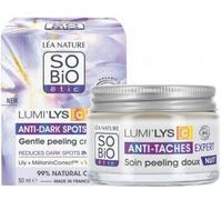 LÉA NATURE SO BiO étic | Gentle Night Peeling Care - Lumi'lys [C] | Anti-Spot Expert | Prevents & Reduces All Types of Spots | Luminous Skin | 99% Natural Origin | Made in France | 50 ml