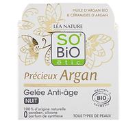 SO'BiO étic Précieux Argan Cosmebio Anti-Aging Night Gel, 40 ml