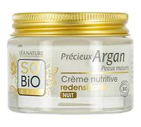 SO'BiO étic Précieux Argan Cosmos Organic Redensifying Nourishing Night Cream, 50 ml