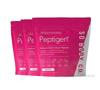 SoBodyCo Premium Collagen Supplements for Women, 6 Blended Powders, Collagen Peptides, Hydrolysate Powder, 90 Days Supply, Peptigen