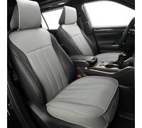 SOBONITO Car Front Seat Covers Protectors,Sideless Cushion Pad for RAV4 CRV Carmry Silverado Sierra Equinox Tucson Corolla Forester Rogue Civic(95% Sedan SUV),Anti-Slip,2pcs-Gray