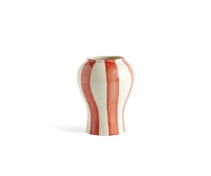 Sobremesa Stripe Vase Small Red
