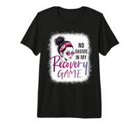 Sobriety Anniversary AA NA no Shame in My Recovery Game Premium T-Shirt